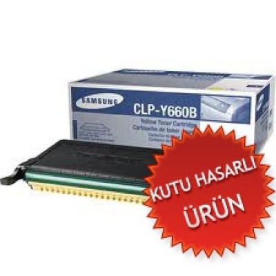 Samsung CLP-Y660B/SEE Sarı Orjinal Toner - CLP-610 / CLP-660  (T3974)